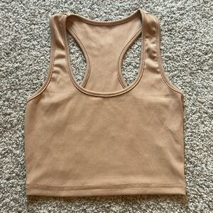 NWOT Shein Cropped Ribbed Tank Top